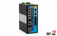 IPS7110-2GC-2F-4POE / 6TP+2Optik+2Gigabit SFP+4TP POE Endüstriyel Ethernet Switch