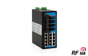 IES3020-4GS-4F - 12TP+4F+4GS Gigabit Fiber Portlu End&uuml;striyel Ethernet Switch