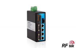 IES615-1F-2D(RS-232) 4TP+1Fiber+2RS-232 portlu Endüstriyel Ethernet Switch