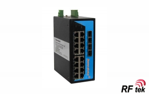 IES3020G-4GS / 16TP+4GS Full Gigabit Portlu End&uuml;striyel Ethernet Swit