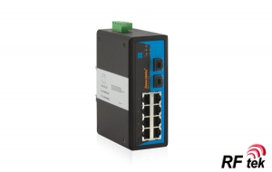 IES2010-2GS / 8TP+2GS Gigabit Fiber portlu End&uuml;striyel Ethernet Switch