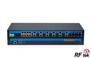 IES5024-4F / 20TP+4 Fiber Portlu End&uuml;striyel Ethernet Switch