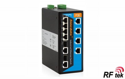 IPS7110-2GC-4POE / 4TP+2Gigabit+4TP POE Endüstriyel Ethernet Switch