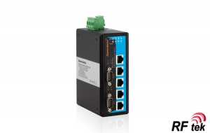 IES615-2D(RS-232)--5TP+2RS-232 portlu End&uuml;striyel Ethernet Switch