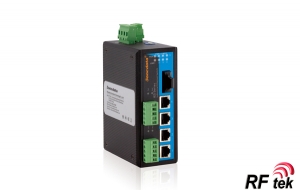 IES615-1F-2D(RS-485) 4TP+1Fiber+2RS-485 portlu End&uuml;striyel Ethernet Switch