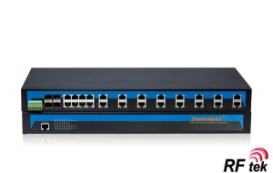 IES5028-4GS / 24TP+4Gigabit SFP Portlu End&uuml;striyel Ethernet Switch