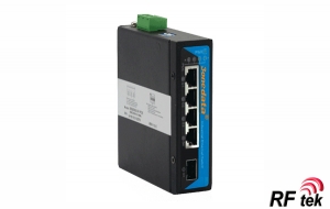 IPS205G-GS-4POE / 4TP+1Gigabit SFP POE End&uuml;striyel Ethernet Switch